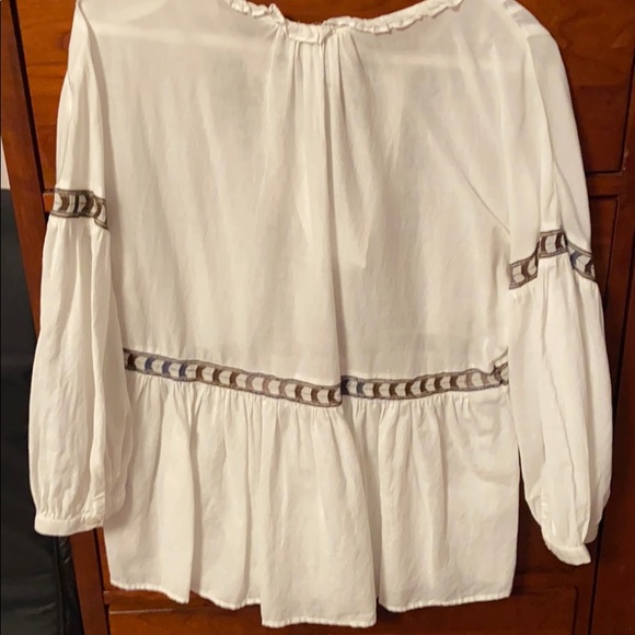 Lucky brand Long sleeve peasant style top - Picture 5 of 5